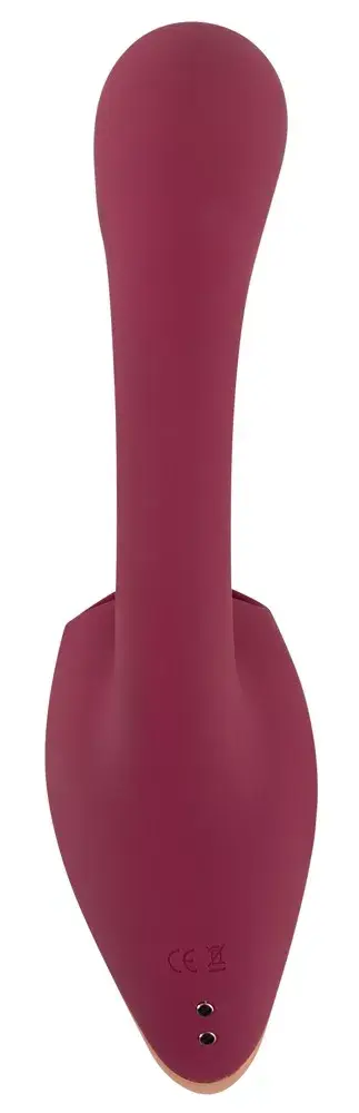 Вибратор Javida Silicone Purple — двойная стимуляция 20,6 см Photo 7