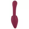 Вибратор Javida Silicone Purple — двойная стимуляция 20,6 см Photo 7