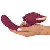 Вибратор Javida Silicone Purple — двойная стимуляция 20,6 см Photo 8