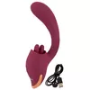 Вибратор Javida Silicone Purple — двойная стимуляция 20,6 см Photo 11