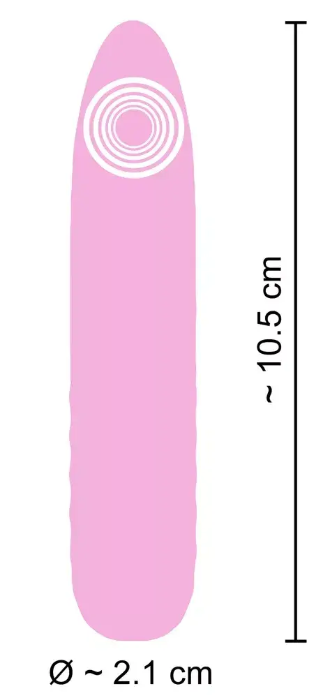 Мини-вибратор Cuties Silicone Rose — перезаряжаемый, 10,5 см Photo 8