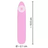 Мини-вибратор Cuties Silicone Rose — перезаряжаемый, 10,5 см Photo 8