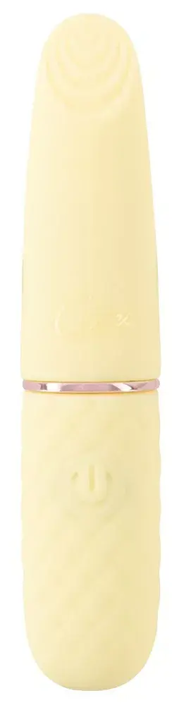 Мини-вибратор Cuties Silicone Yellow — 10,5 см Photo 2