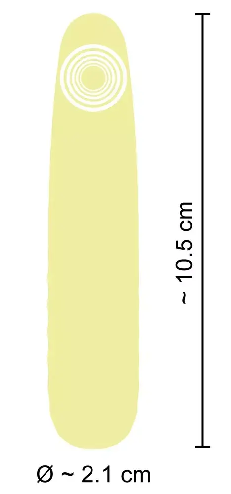 Мини-вибратор Cuties Silicone Yellow — 10,5 см Photo 9