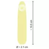 Мини-вибратор Cuties Silicone Yellow — 10,5 см Photo 9