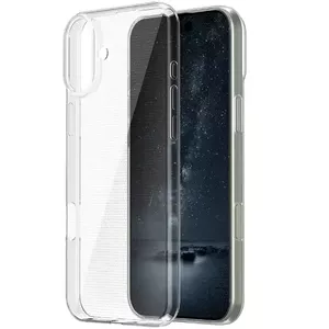 Silikona vāciņš tālrunim Mocco MO-BC1MM-IPH-16P-TR priekš Apple iPhone 16 Plus, biezums 1 mm
