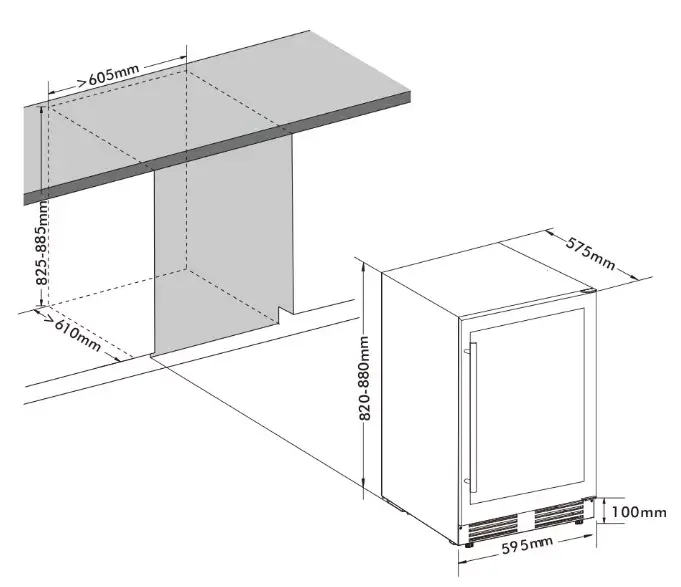 Frigelux RE2T136A outdoor drawer refrigerator Photo 2