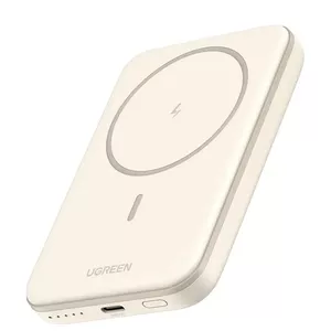 Портативный аккумулятор (LiPo PowerBank 5000mAh 15W беспроводная зарядка QI 7.5W, Magsafe PB560 UGREEN)