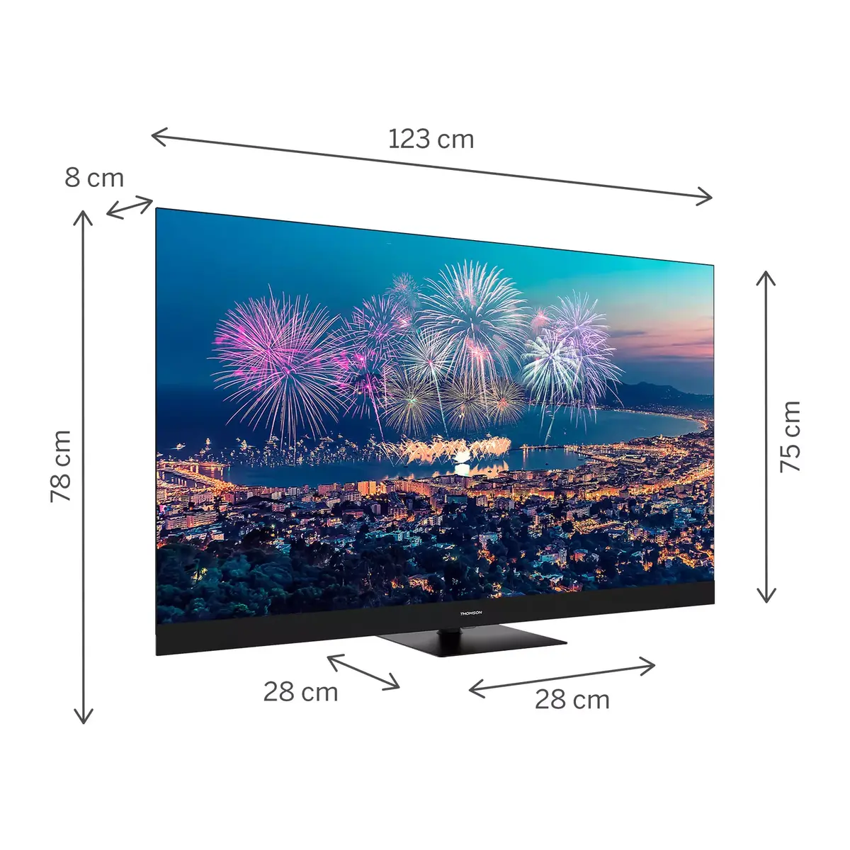 Thomson Q70 Series 55QG6C14 55" QLED 4K ТВ Photo 2