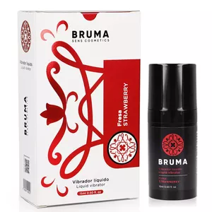 Massage liquid vibrator BRUMA D-239847 Ultra Sliding Strawberry 15 ml – personal massage fluid, flavored sliding lubricant