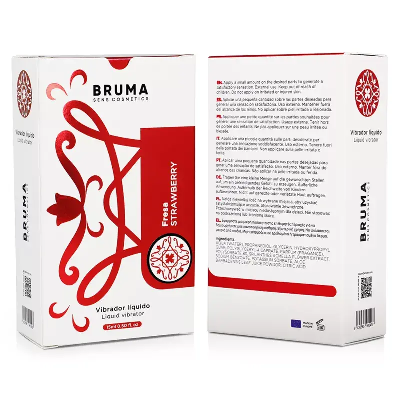 Massage liquid BRUMA D-239847 Ultra Sliding Strawberry 15 ml Photo 7