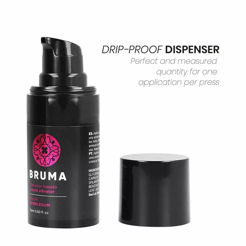 Liquid Vibrator BRUMA ULTRA Sliding Bubblegum 15 ml Photo 5