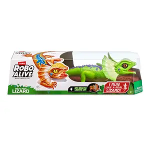 Robo Alive Lurking Lizard Robotic Toy ZURU Multicolour Plastic 3+