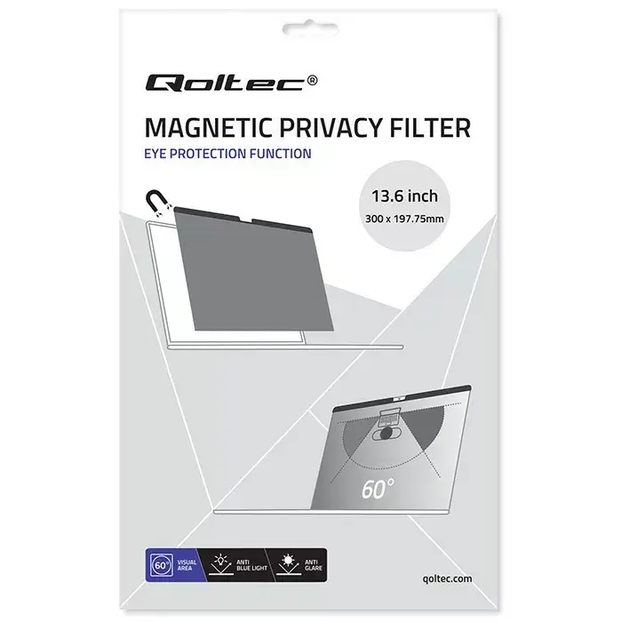 QOLTEC Privacy Filter for MacBook Air 13.6" Photo 3