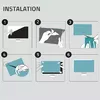 QOLTEC 51073 21.5" matte anti-glare blue light filter Photo 8