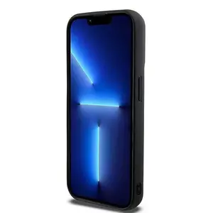Чехол DKNY DKHCP15L3DRPWK для iPhone 15 Pro 6.1" — черный с 3D резиновым рисунком