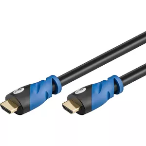 Goobay 72319 HDMI kabelis 3 m HDMI Type A (Standard) Melns, Zils