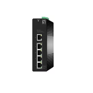 Managed Switch LevelOne Hilbert 5-Port Industrial Gigabit PoE Smart Lite Switch