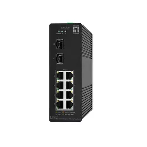 Managed Switch LevelOne Hilbert 10-Port Industrial Gigabit PoE Smart Lite Switch