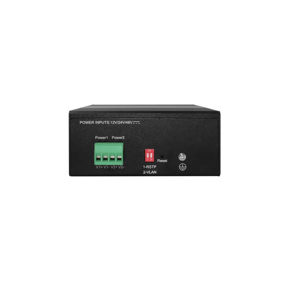 Pārvaldāms slēdzis LevelOne Hilbert 10-portu rūpnieciskais Gigabit PoE Smart Lite slēdzis Photo 3
