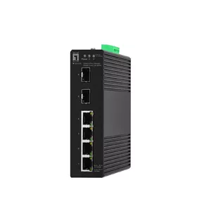 Managed Switch LevelOne Hilbert 6-Port Industrial Gigabit Smart Lite Switch