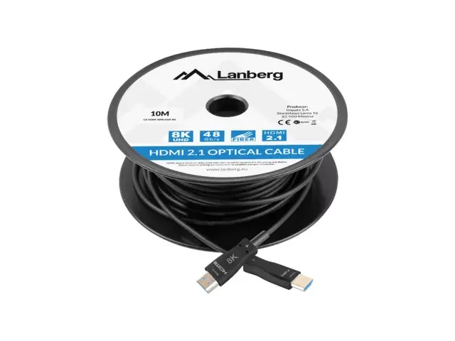 LANBERG HDMI kabelis CA-HDMI-30FB-0100-BK 10 m Photo 5