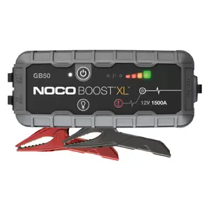 Jump starter NOCO GB50 1500 A Lithium-Ion, 35 Wh, IP65, petrol up to 7 L / diesel up to 4.5 L, built-in flashlight, USB 5V/2.1A
