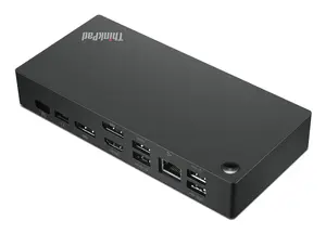 Lenovo ThinkPad Universal USB-C Docking Station Wired USB 3.2 Gen 1 Type-C 135W 4K Ultra HD Black