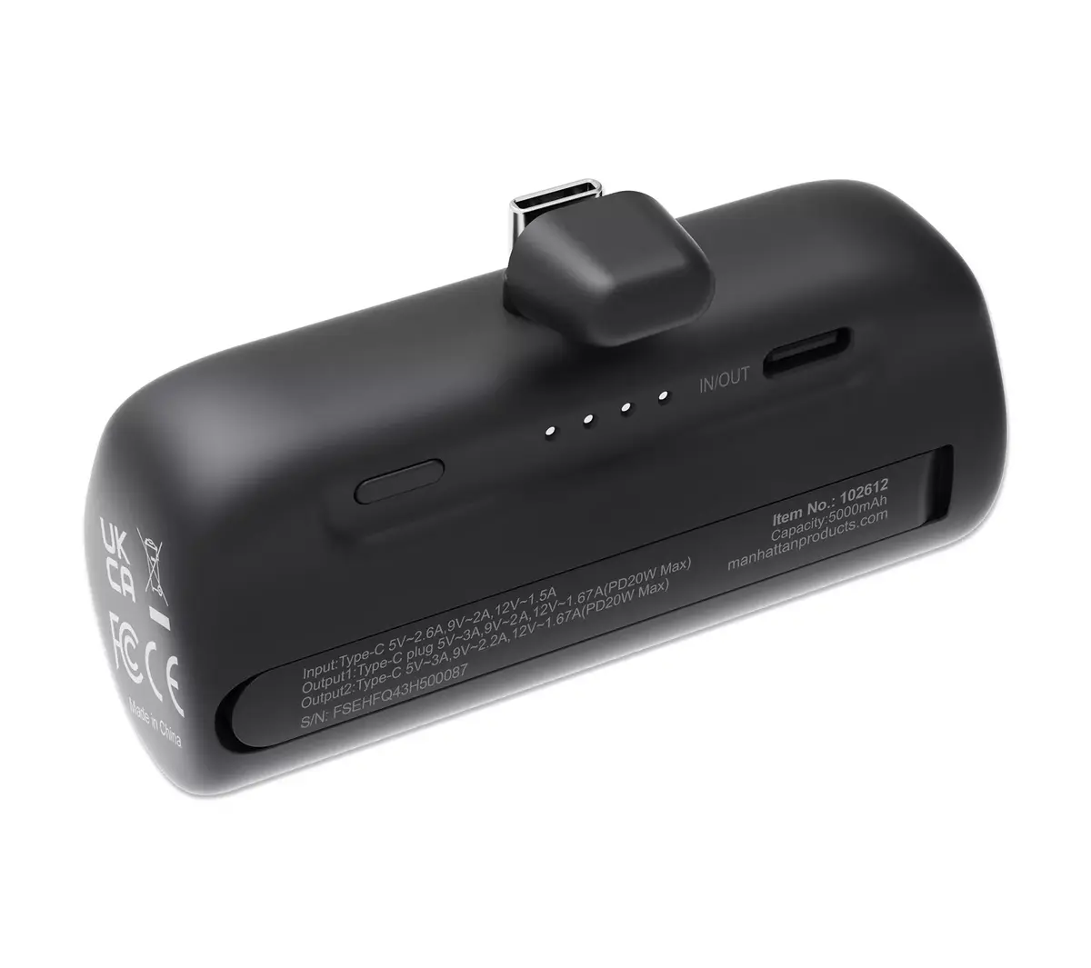 MANHATTAN power bank 5000 mAh USB‑C 20W Photo 6