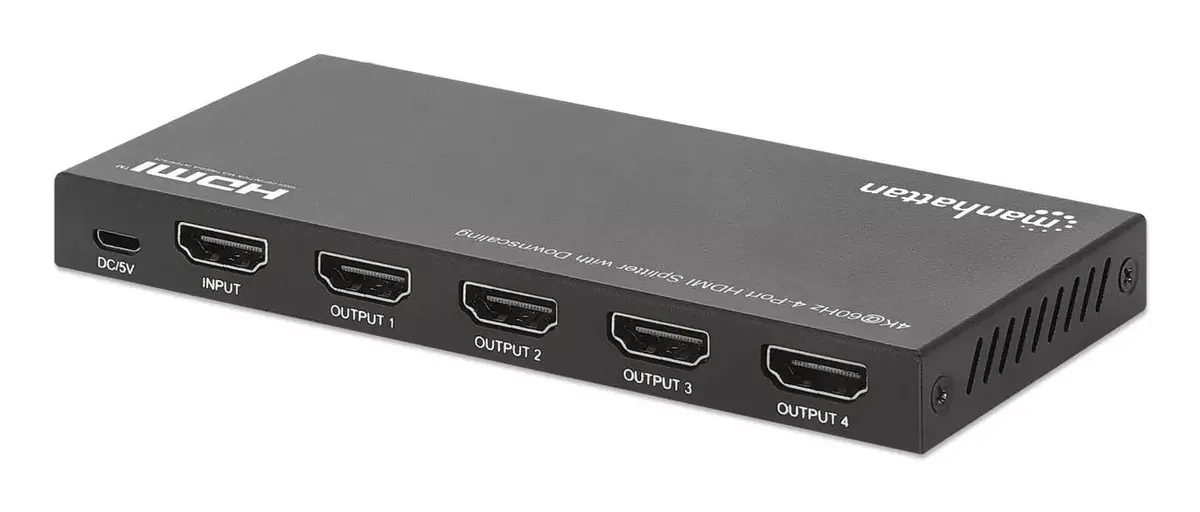 HDMI Splitter Manhattan 4-Port 4K@60Hz Photo 3