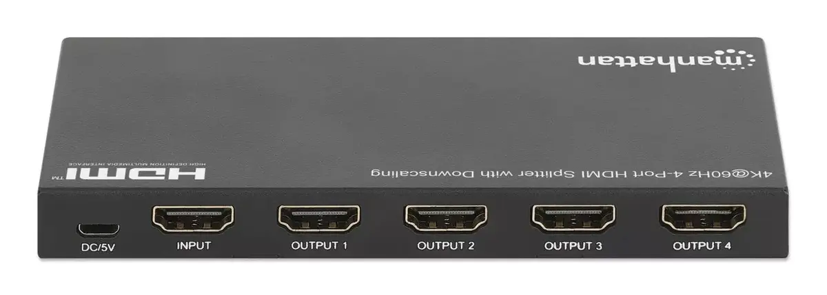 HDMI Splitter Manhattan 4-Port 4K@60Hz Photo 5