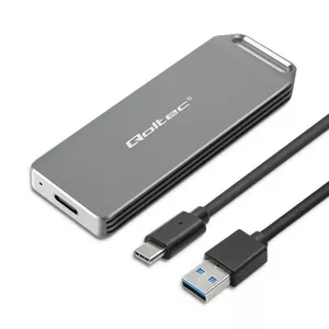 Внешний адаптер M.2 NVMe QOLTEC 52266 для SSD до 2 ТБ, интерфейс USB 3.1