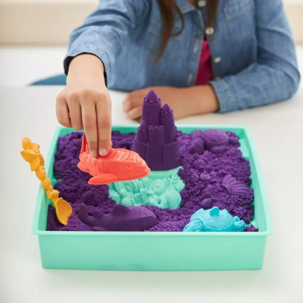 Spin Master Kinetic Sand Sandbox Set Photo 5