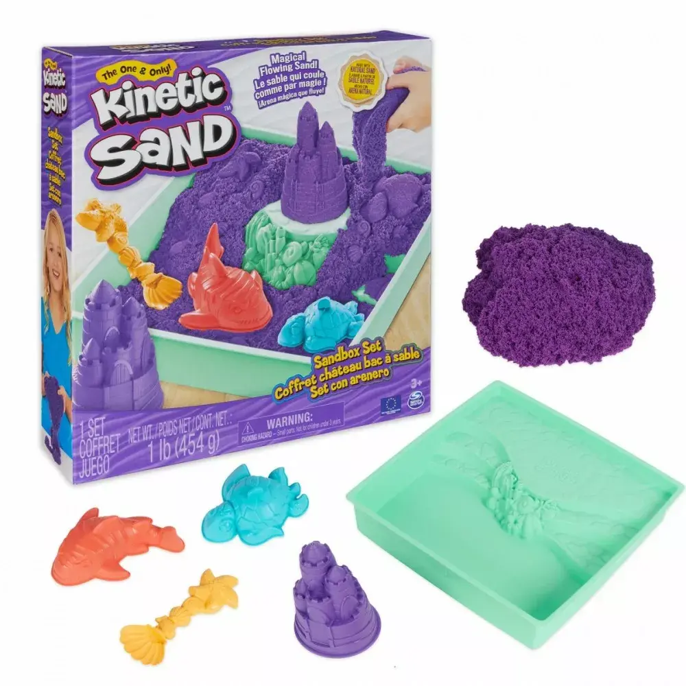 Spin Master Kinetic Sand Sandbox Set Photo 11