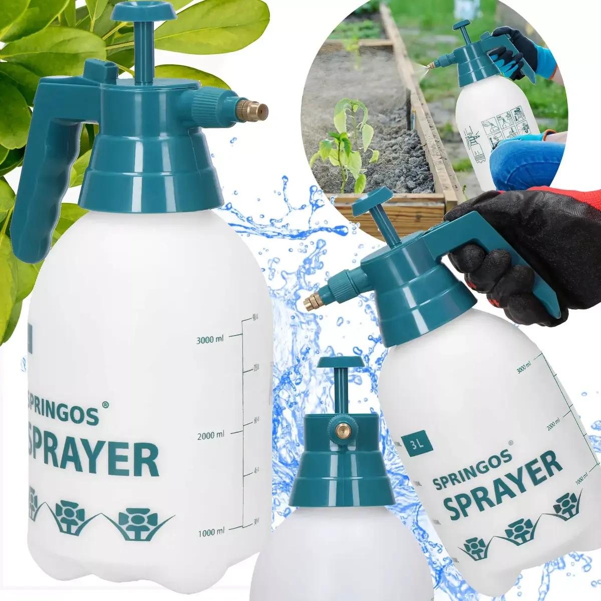 Garden sprayer Springos GA0058 3L manual Photo 2