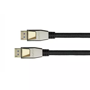 HDMI Cable Alcasa DP20-PY020 2m HDMI Type A Male 2.0 Black