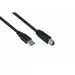 USB cable Kabelmeister UK30P-AB-018S 1.8m USB 3.2 Gen 1 USB A USB B Black