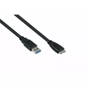 USB cable Kabelmeister UK30P-AMB-030S 3 m USB 3.2 Gen 1 Micro-USB B