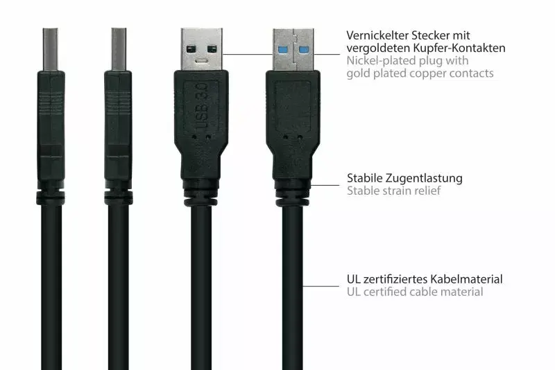 USB кабель Kabelmeister UK30P-ASA-030S Photo 3