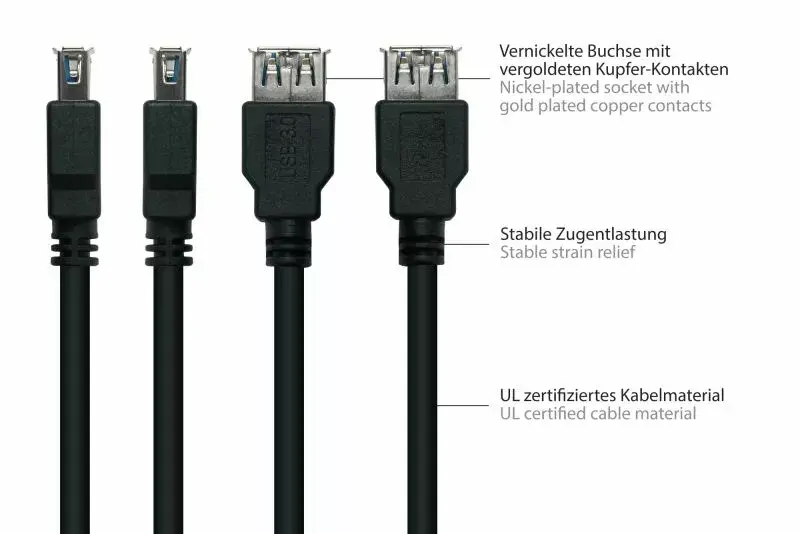 USB кабель Kabelmeister UK30P-ASA-030S Photo 4