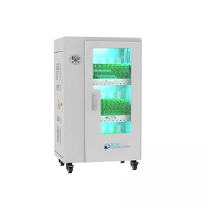 Портативный шкаф для устройств good connections PCT01-C30G — белый, напольный для ноутбуков, USB‑C, до 11", 30 Вт на устройство, 1044 Вт всего