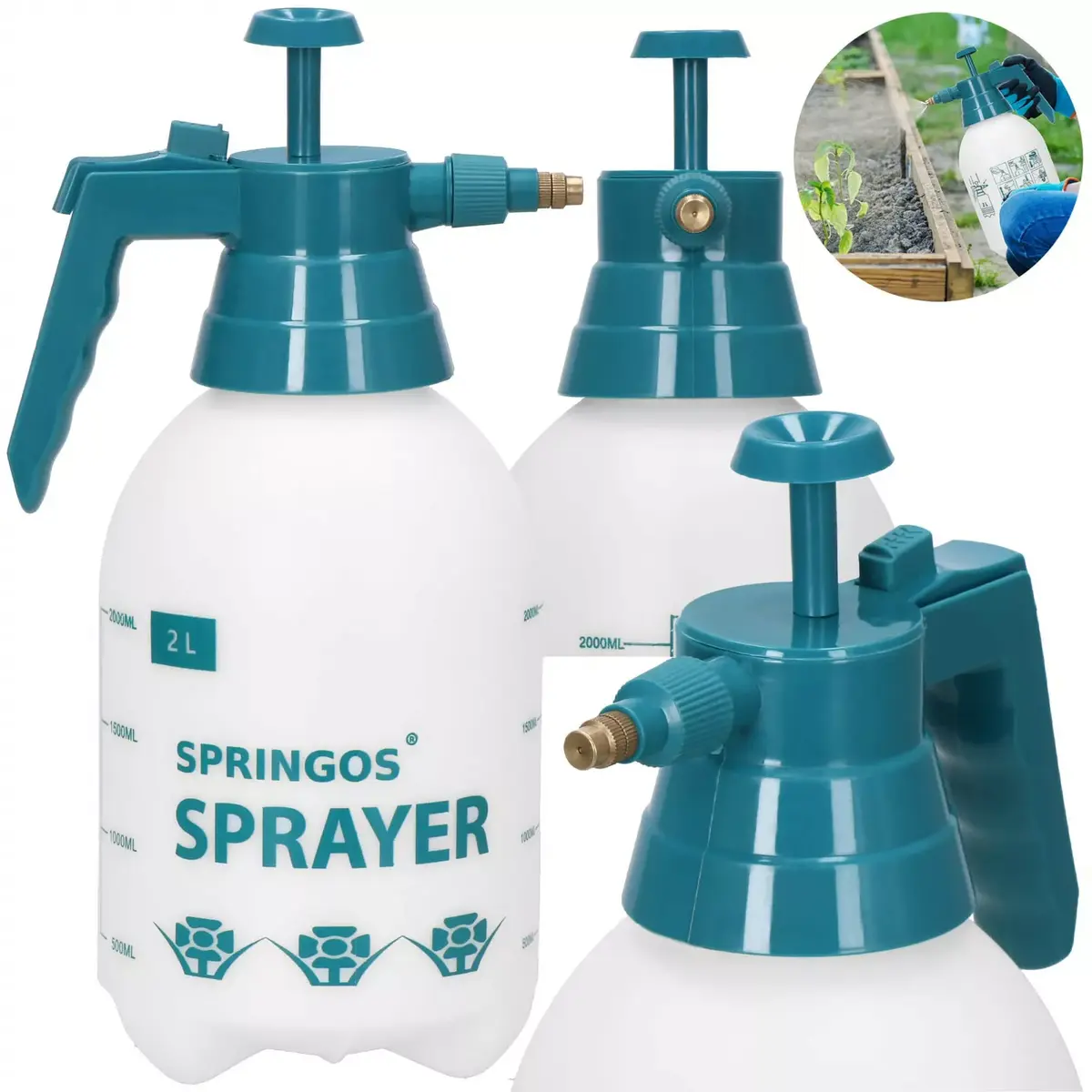 Garden sprayer Springos GA0057 — 2 L handheld Photo 4