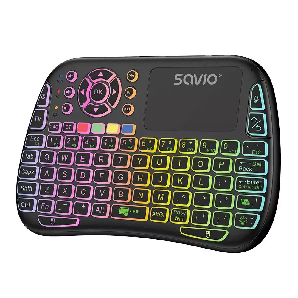 SAVIO KW-04 mobilā tastatūra — QWERTY US, USB‑C Photo 2