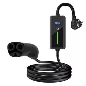 Зарядное устройство HiSmart Tesla NACS — Schuko, 220В 8–16А (3,5 кВт), кабель 5 м