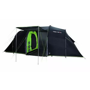 Tunnel tent High Peak Tauris 4 Green Grey Waterproof 4m