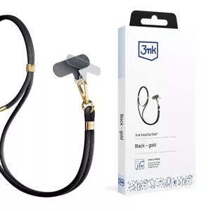 3MK EasyClip Elite strap Mobile phone Nylon Zinc Black Gold