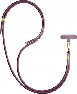 Phone lanyard 3MK EasyClip Elite Mulberry gold – adjustable strap with clip for smartphones