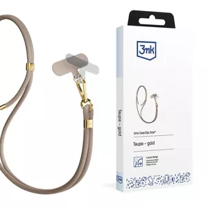 3MK EasyClip strap Mobile phone Nylon Zinc Gold Taupe