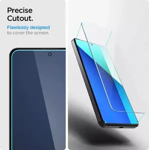 Templēts stikls Spigen Glas.TR Slim priekš Xiaomi Redmi Note 13 4G/LTE — 2 gab. (AGL08295)
