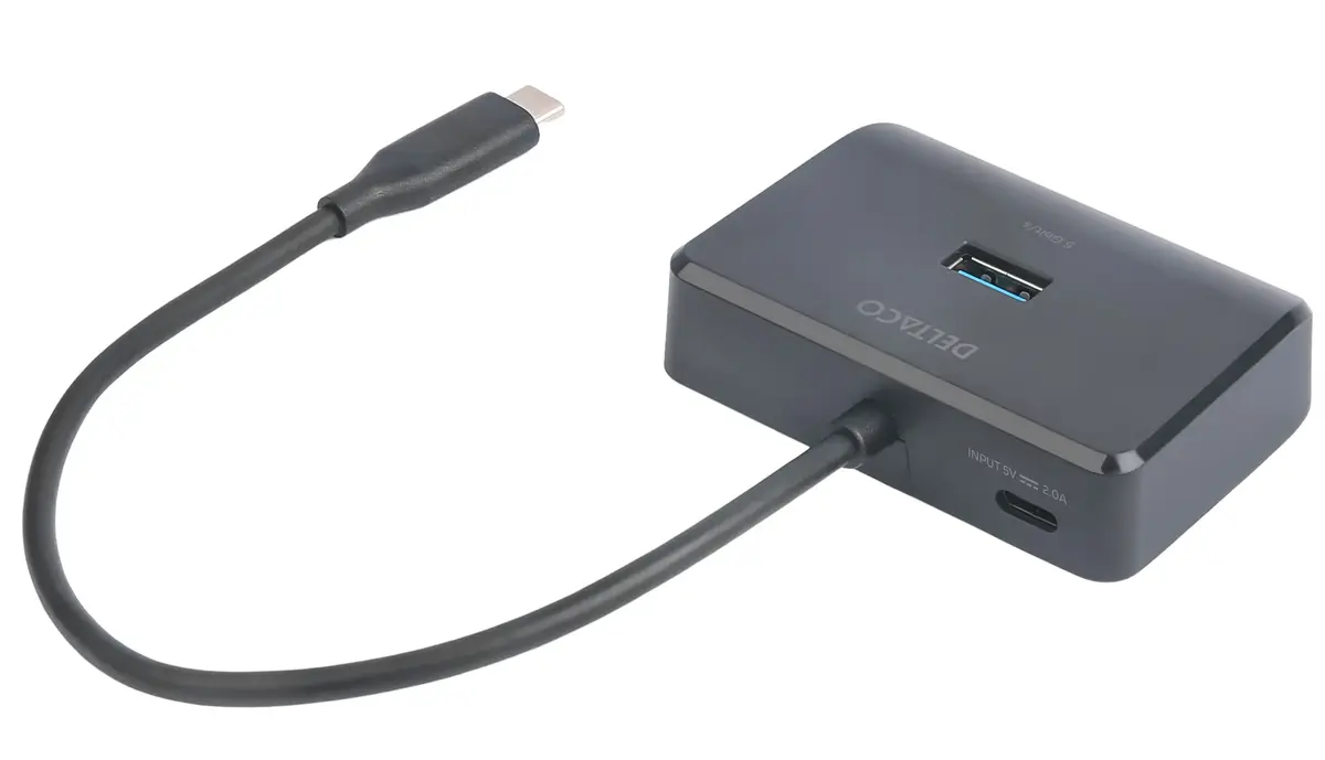 USB хаб Deltaco USBC-HUB203 Photo 4